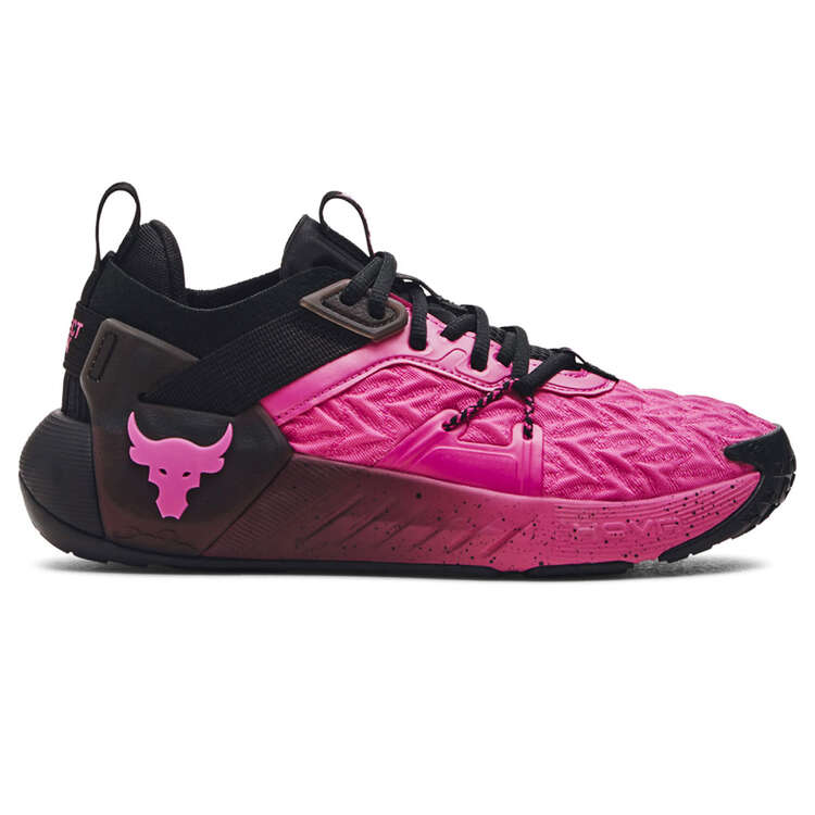Under Armour Project Rock 6 Womens Training Shoes Pink/Black US 6, Pink/Black, rebel_hi-res