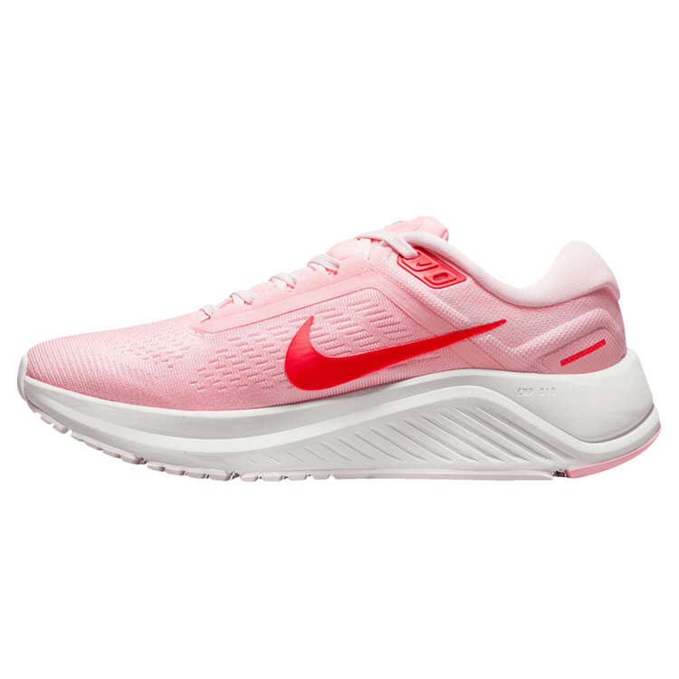 Nike Air Zoom Structure 24 Womens Running Shoes, Pink/Red, rebel_hi-res