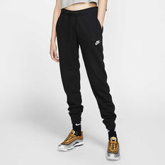 Nike Womens Sportswear Essentials Fleece Track Pants, Black, rebel_hi-res