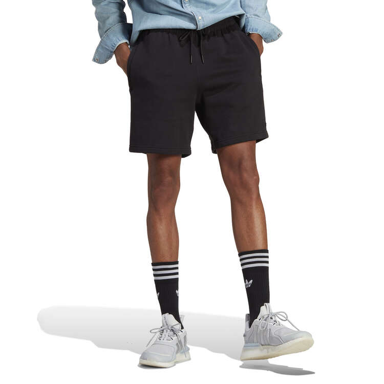 adidas Originals Mens Premium Essentials Shorts Black S, Black, rebel_hi-res