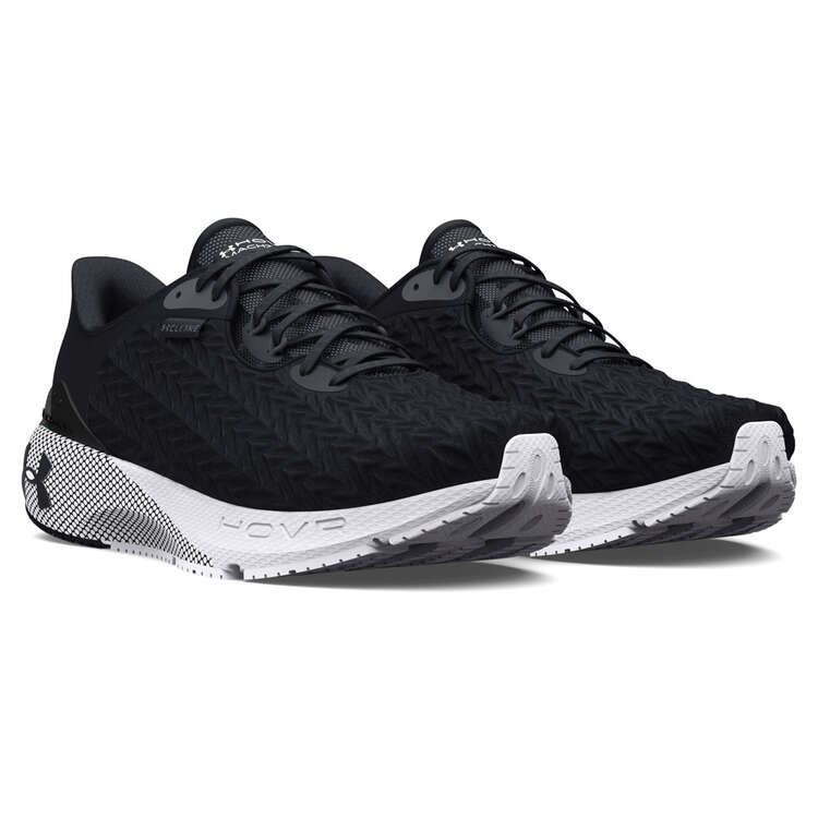 Under Armour HOVR Machina 3 Clone Mens Running Shoes, Black/White, rebel_hi-res