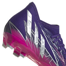 adidas Predator Edge .3 Football Boots, Purple/Pink, rebel_hi-res