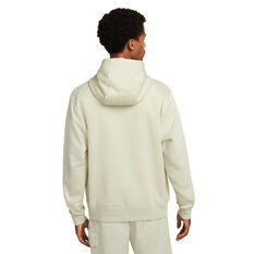 Nike Mens Sportswear Club Fleece Pullover Hoodie Beige XS, Beige, rebel_hi-res