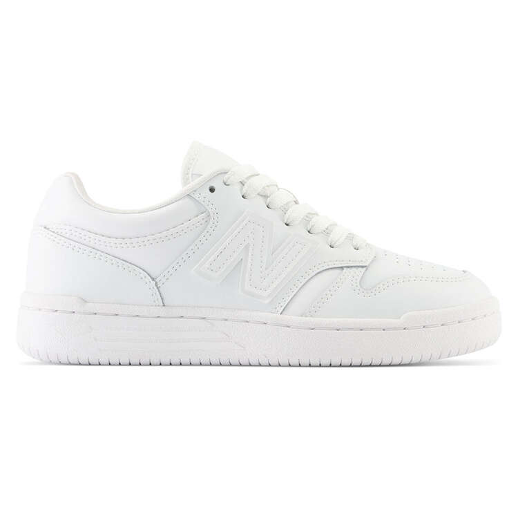 New Balance BB480 v1 GS Kids Casual Shoes White US 4, White, rebel_hi-res