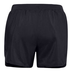 Under Armour Womens Fly By 2.0 2 in 1 Shorts, Black, rebel_hi-res
