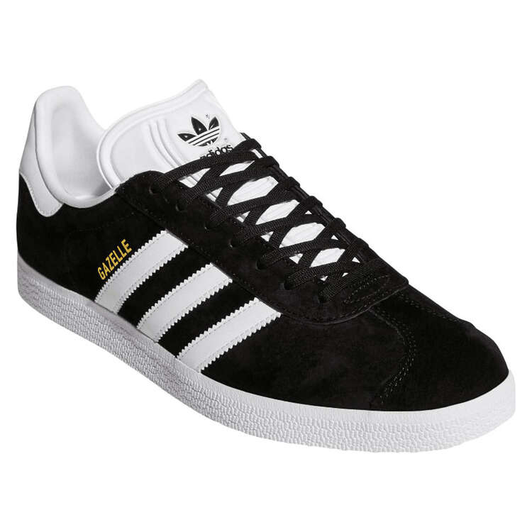 adidas Originals Gazelle Casual Shoes, Black/White, rebel_hi-res
