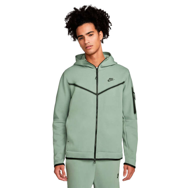 Nike Mens Sportswear Tech Fleece Full-Zip Hoodie Green XXL, Green, rebel_hi-res
