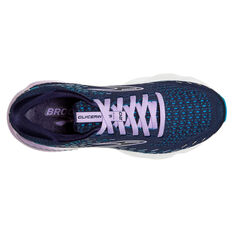 Brooks Glycerin 20 Womens Running Shoes, Navy/Lilac, rebel_hi-res