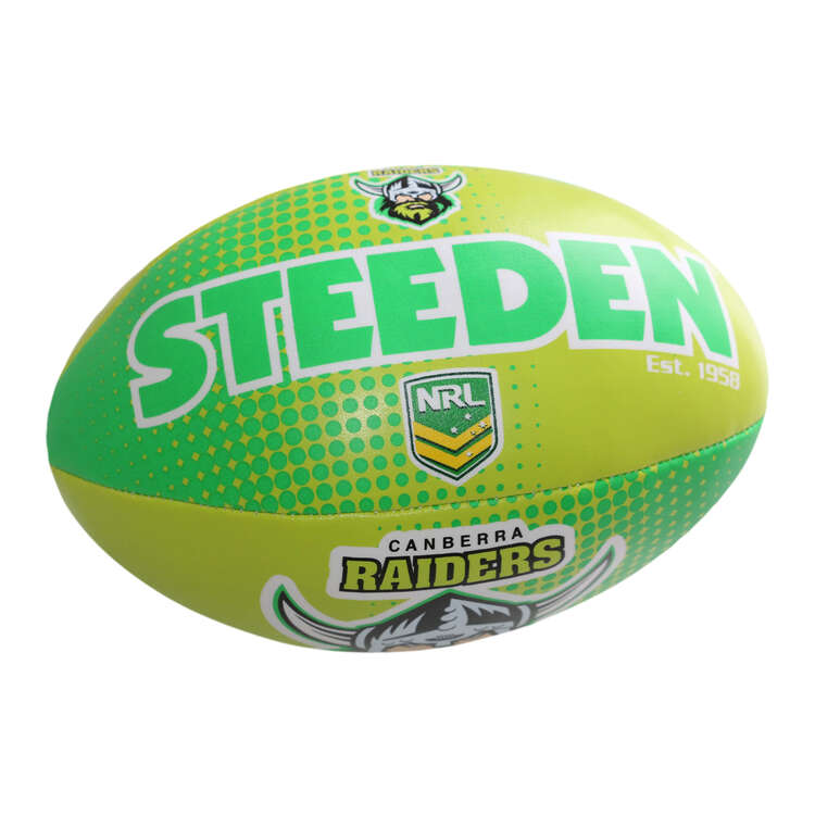 Gray Nicolls NRL Canberra Raiders Sponge Rugby Ball, , rebel_hi-res