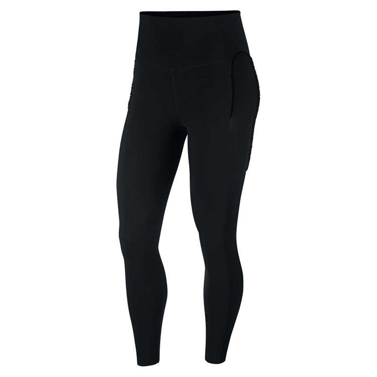 Nike Womens Yoga Infinalon 7/8 Tights Black XL, Black, rebel_hi-res
