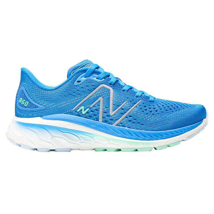 New Balance Fresh Foam X 860 v13 Womens Running Shoes, Blue/White, rebel_hi-res