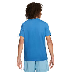 Nike Mens Sportswear Icon Futura Tee Blue XS, Blue, rebel_hi-res