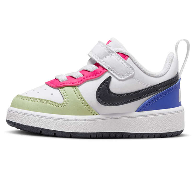 Nike Court Borough Low Recraft Toddlers Shoes White/Pink US 4, White/Pink, rebel_hi-res