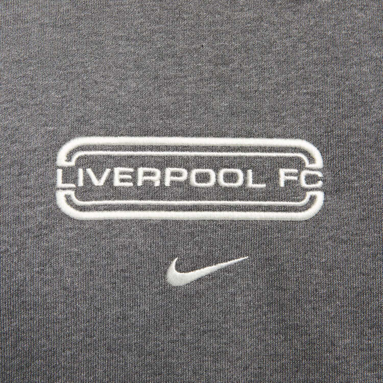 Liverpool FC Mens Standard Issue Hoodie, Grey, rebel_hi-res
