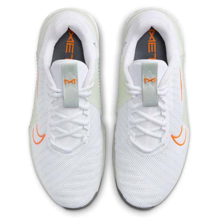 Nike Metcon 9 Mens Training Shoes, White/Orange, rebel_hi-res