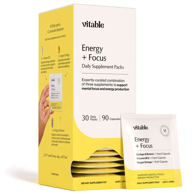 Vitable Energy Focus Supplement Pack, , rebel_hi-res