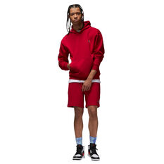Jordan Mens Essential Fleece Pullover Hoodie, Red, rebel_hi-res