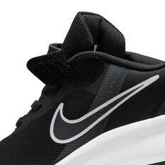 Nike Star Runner 3 PS Kids Running Shoes Black/Grey US 11, Black/Grey, rebel_hi-res