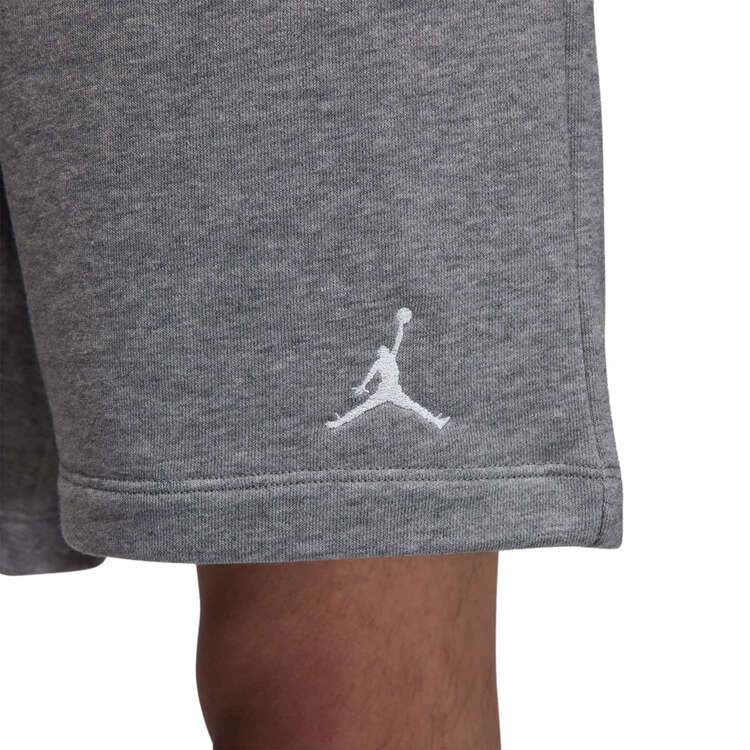 Jordan Mens Essentials Loopback Fleece Shorts, Grey, rebel_hi-res