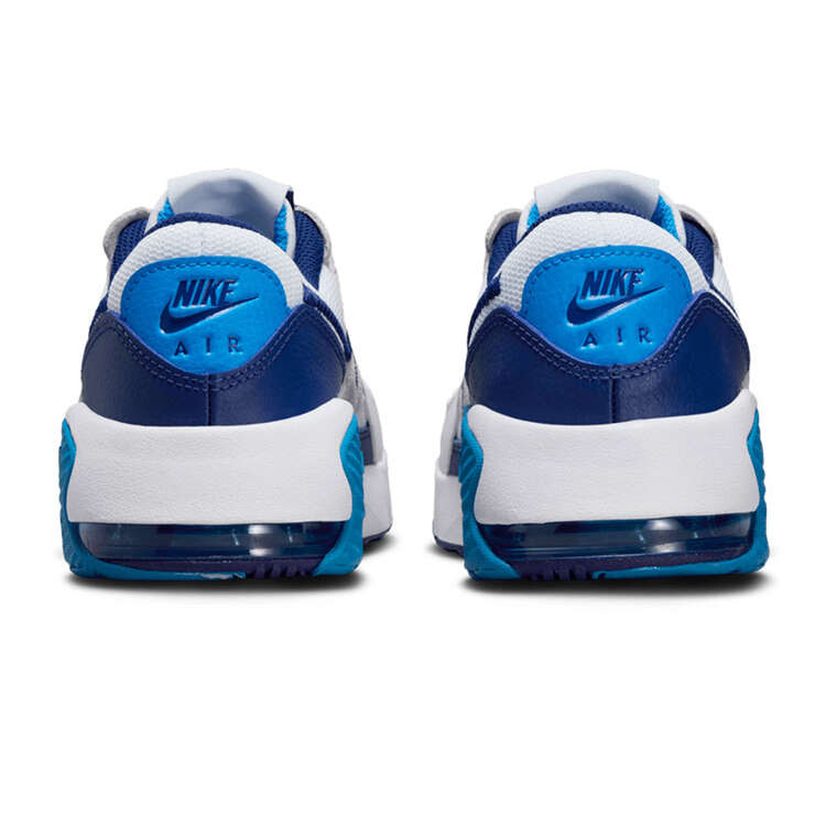 Nike Air Max Excee GS Kids Casual Shoes, White/Blue, rebel_hi-res