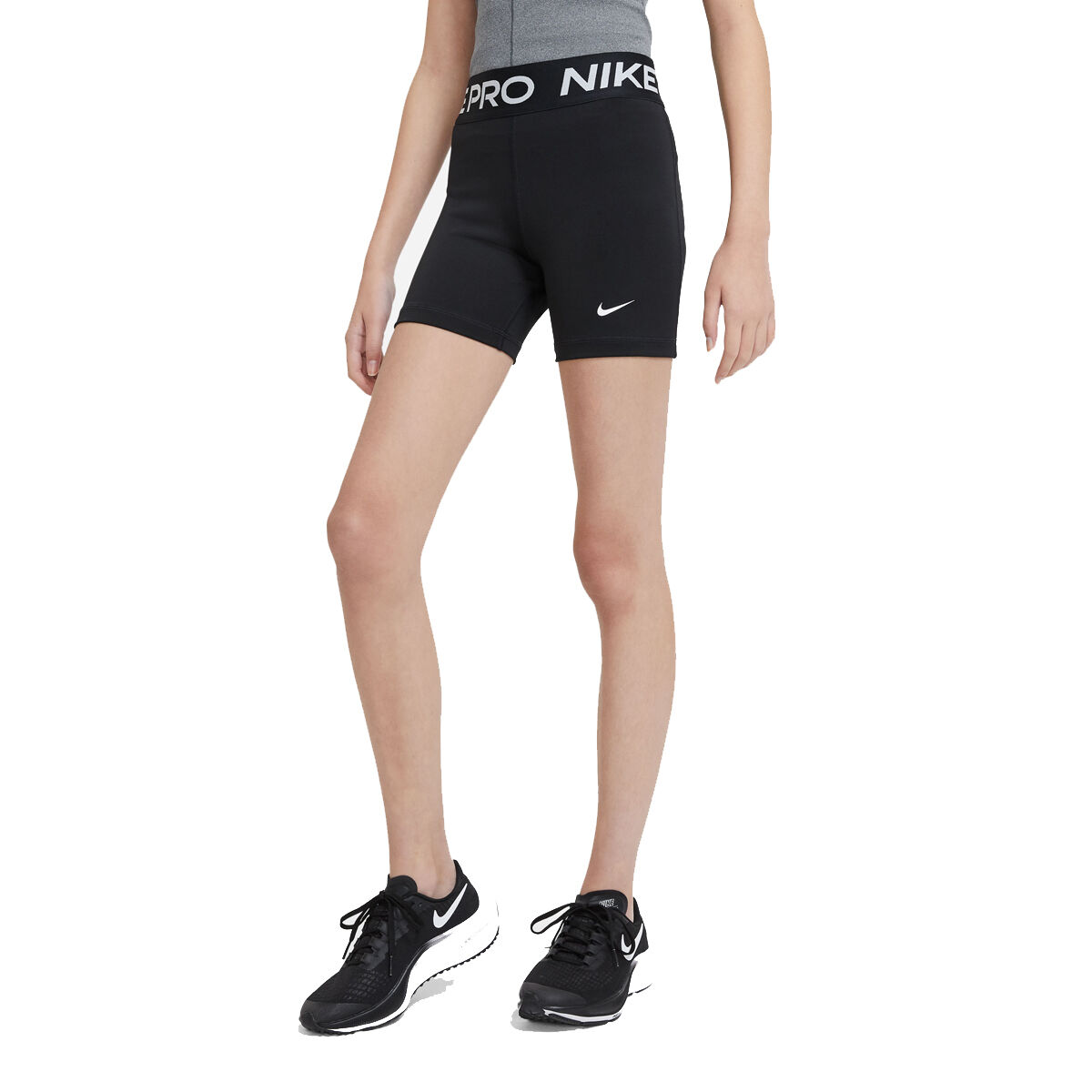 Nike Pro Girls Shorts Black XL | Rebel Sport