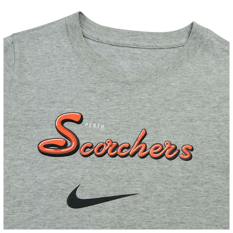 Nike Youth Perth Scorchers Graphic Tee Grey S, Grey, rebel_hi-res