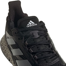 adidas 4DFWD Pulse GS Kids Running Shoes, Black/White, rebel_hi-res