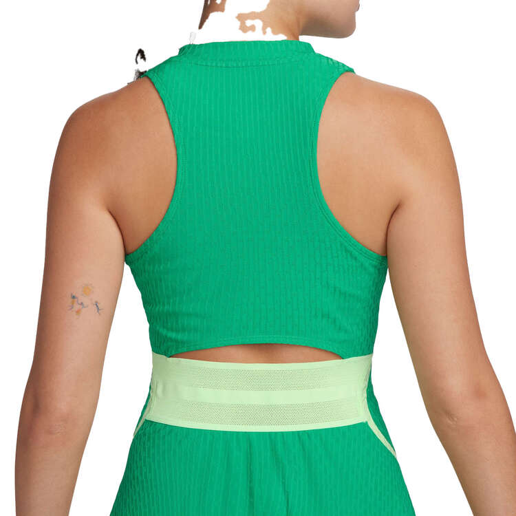NikeCourt Womens Dri-FIT Slam Tennis Dress, Green, rebel_hi-res