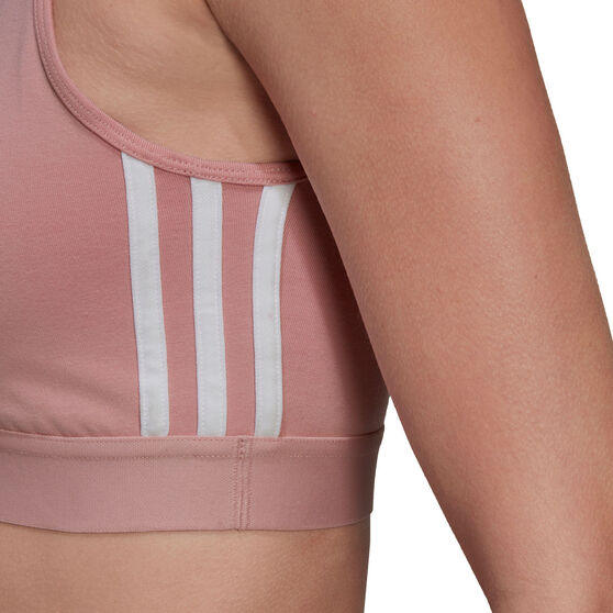 adidas Womens Essentials 3-Stripes Crop Top, Pink, rebel_hi-res