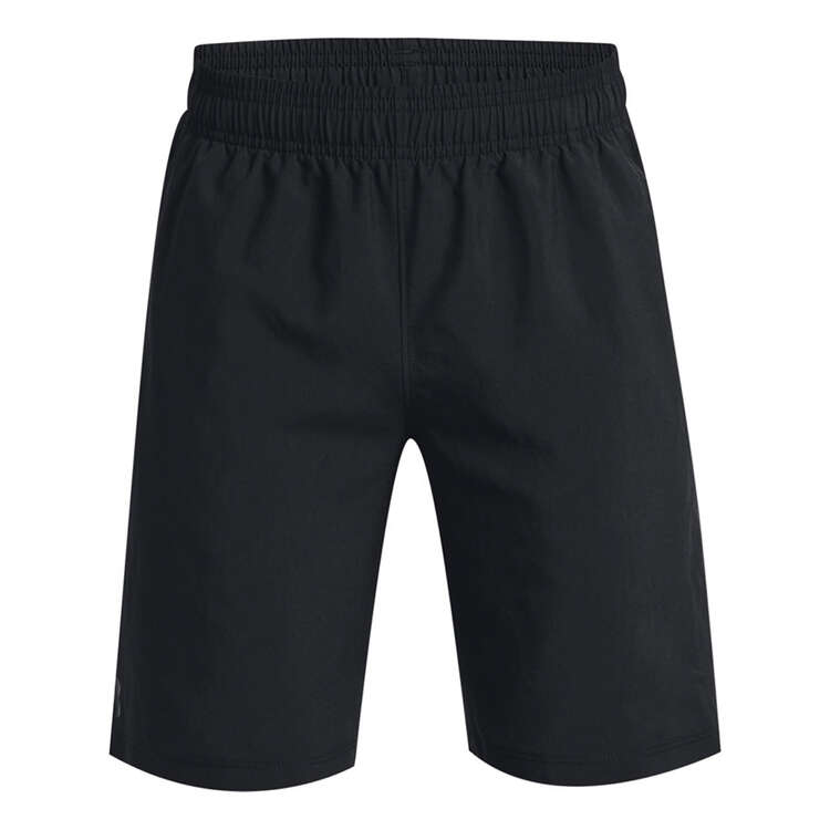 Under Armour Boys Woven Shorts, Black, rebel_hi-res
