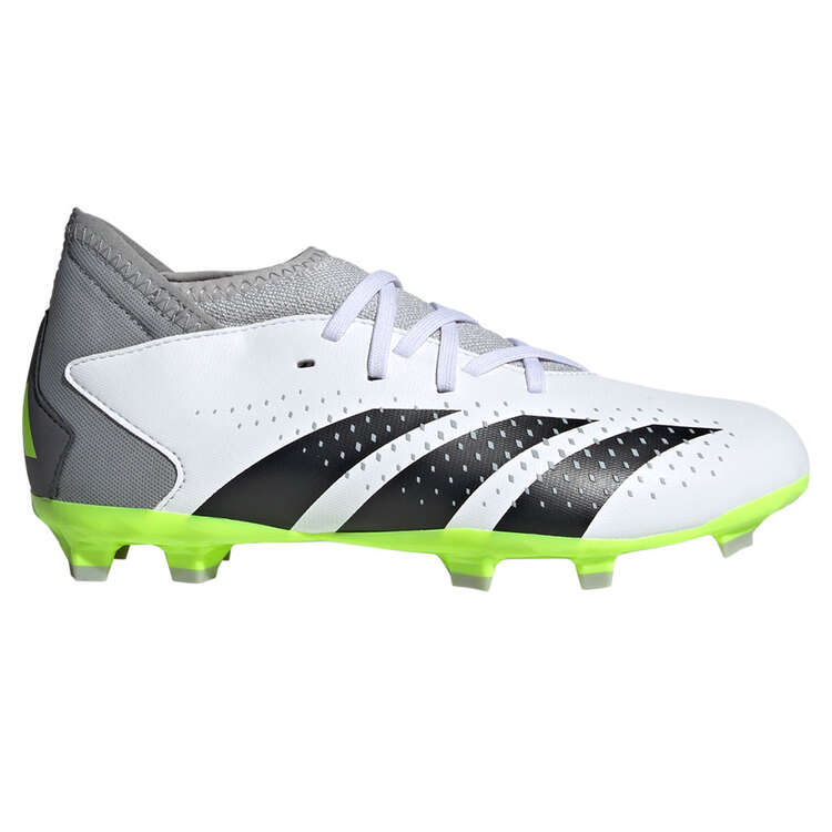 adidas Predator Accuracy .3 Kids Football Boots White/Black US 1, White/Black, rebel_hi-res
