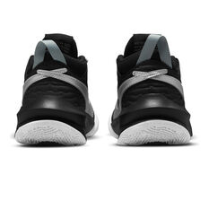 Nike Team Hustle D 10 Kids Basketball Shoes, Black, rebel_hi-res