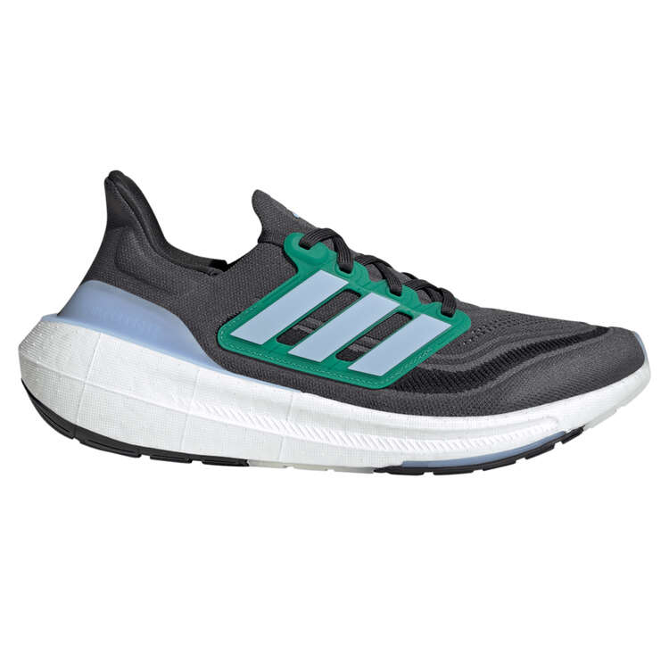 adidas Ultraboost Light Mens Running Shoes Black/Blue US 7, Black/Blue, rebel_hi-res