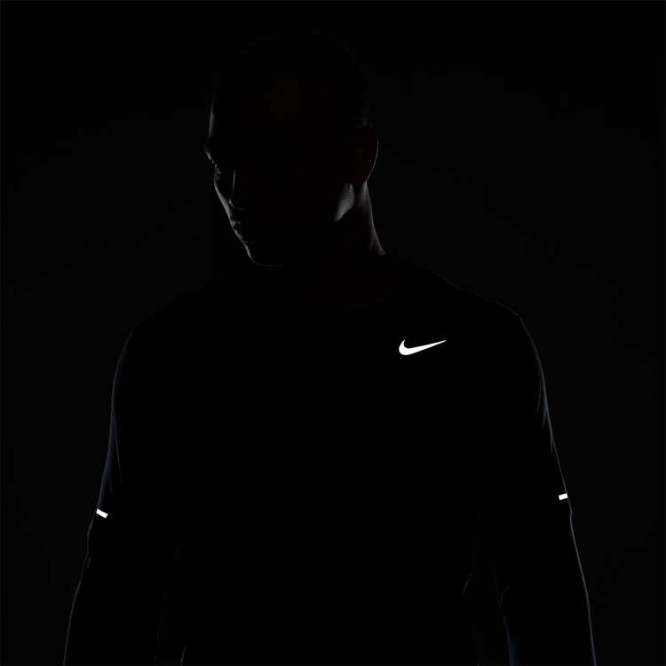 Nike Mens Dri-FIT Element Crew Tee, Black, rebel_hi-res