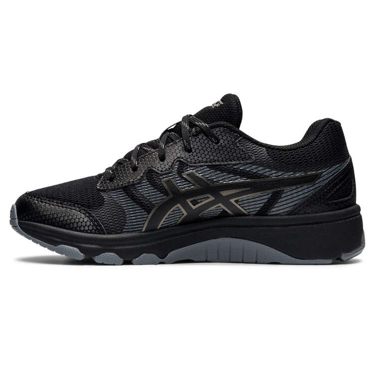 Asics GEL Netburner Professional 3 Kids Netball Shoes Black US 4, Black, rebel_hi-res