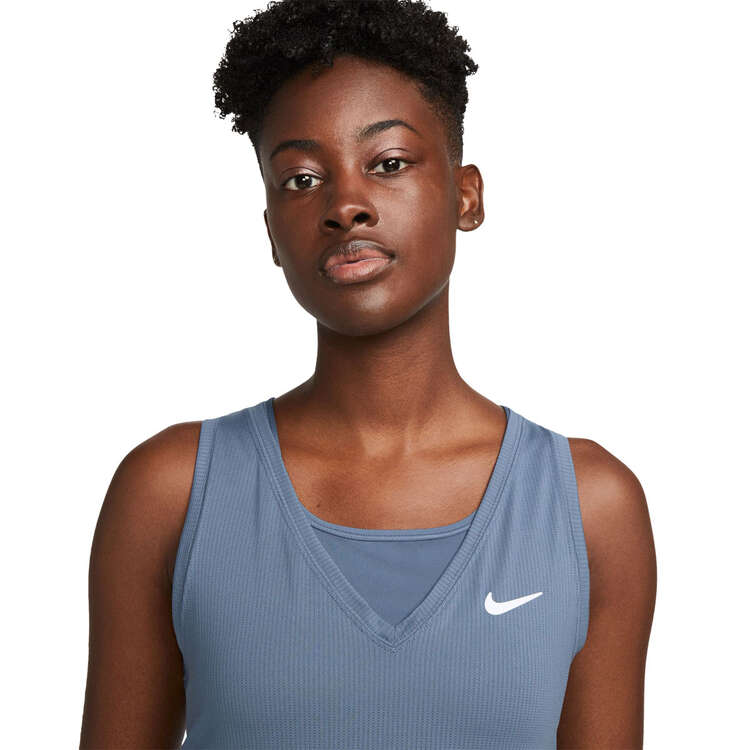 NikeCourt Womens Victory Tennis Tank, Blue, rebel_hi-res