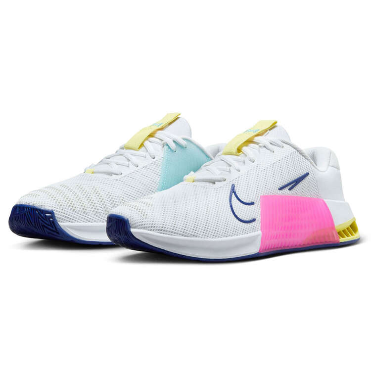 Nike Metcon 9 Womens Training Shoes White/Pink US 6, White/Pink, rebel_hi-res