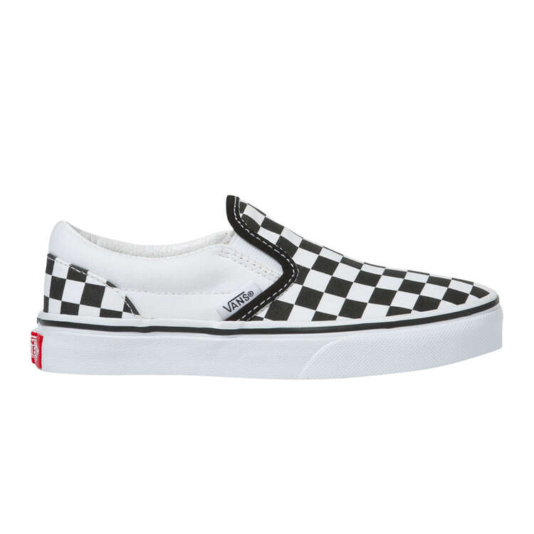 Vans Classic Checkerboard Slip-On Toddlers Shoes Black/White US 4, Black/White, rebel_hi-res