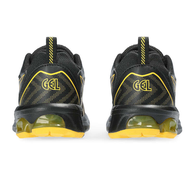 Asics GEL Quantum 90 4 PS Kids Casual Shoes, Black/Yellow, rebel_hi-res