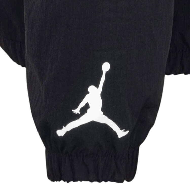Jordan Kids MJ Flight Half Zip Basketball Hoodie, Black/Grey, rebel_hi-res