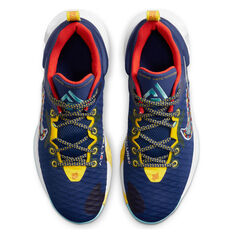 Nike Giannis Immortality Basketball Shoes, Royal/Yellow, rebel_hi-res