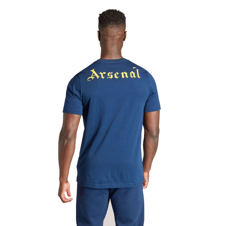 Arsenal Mens Essentials Trefoil Tee, Navy, rebel_hi-res