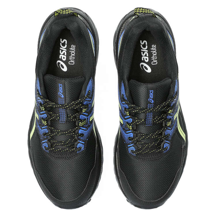 Asics GEL Venture 9 4E Mens Running Shoes, Black/Blue, rebel_hi-res