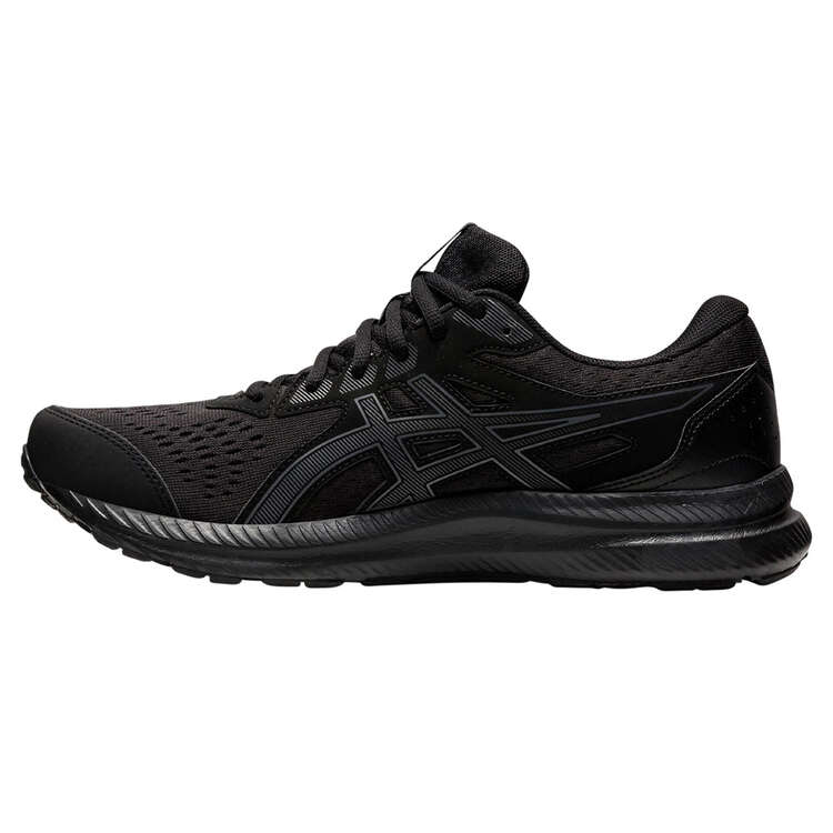 Asics GEL Contend 8 Mens Running Shoes Black US 7, Black, rebel_hi-res