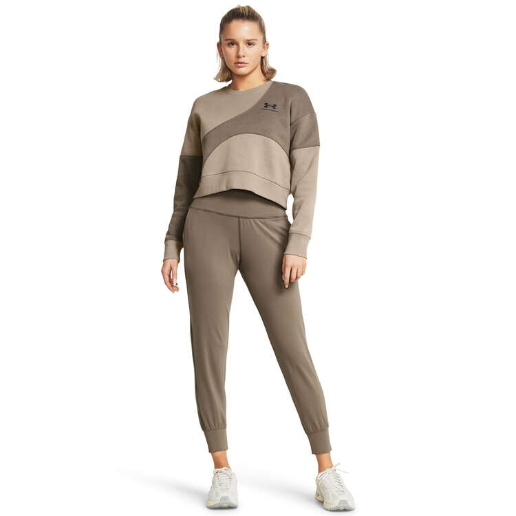 Under Armour Womens Meridian Joggers, Taupe, rebel_hi-res