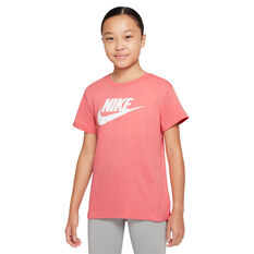Nike Girls Sportswear DPTL Basic Futura Tee Pink/White XS, , rebel_hi-res