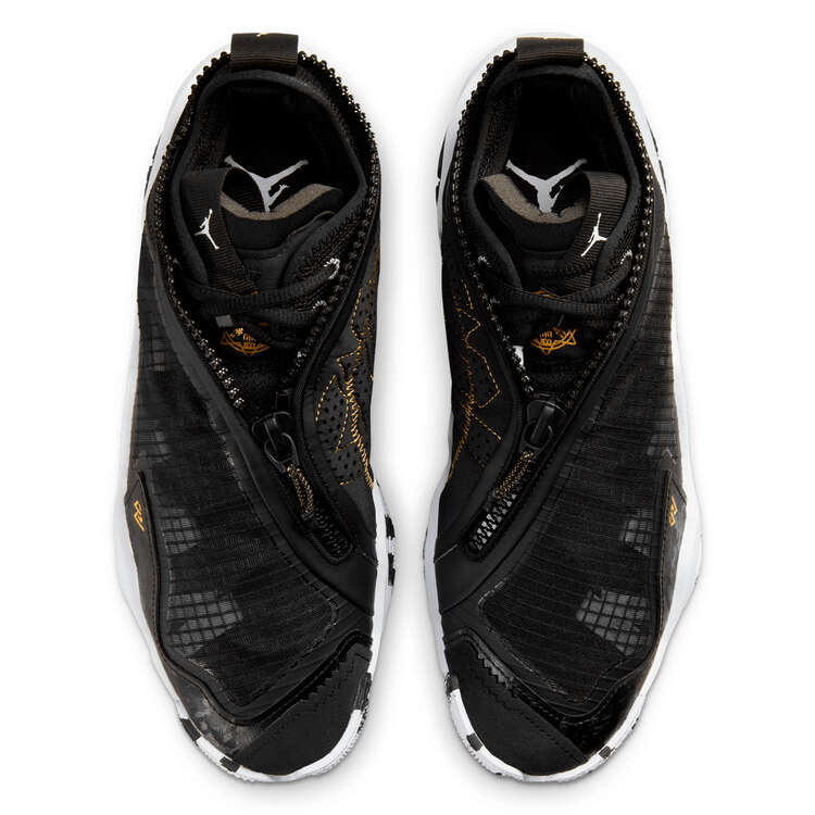 Jordan Why Not .6 Basketball Shoes, Black/Gold, rebel_hi-res
