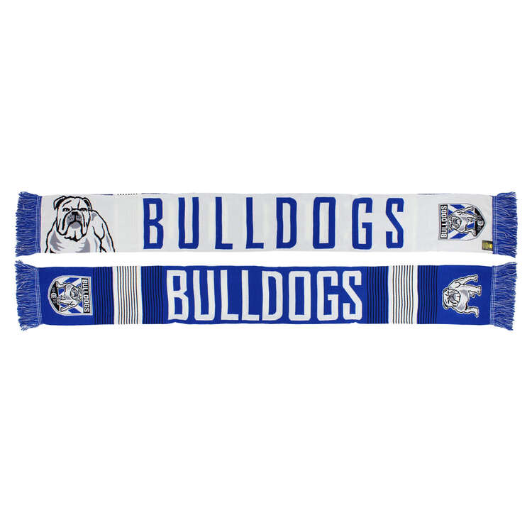 Canterbury-Bankstown Bulldogs Linebreak Jacquard Scarf, , rebel_hi-res