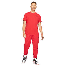 Jordan Mens Jumpman Embroidered Tee, Red/Black, rebel_hi-res