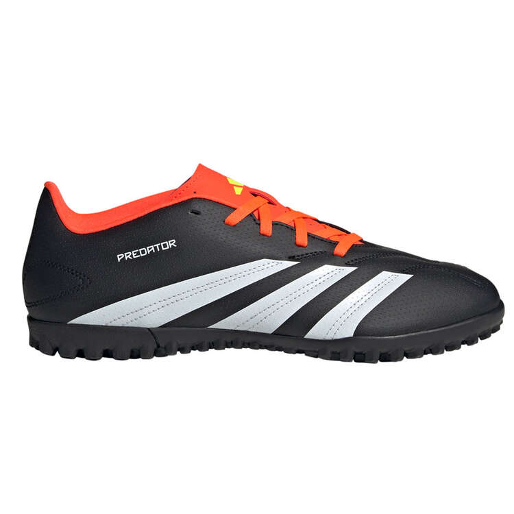 adidas Predator Club 24 Turf Football Boots Black/White US Mens 7 / Womens 8, Black/White, rebel_hi-res